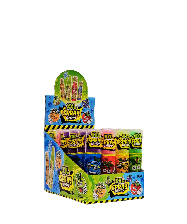 XXL Spray Candy – skystas purškiamas vaisių skonio saldainis