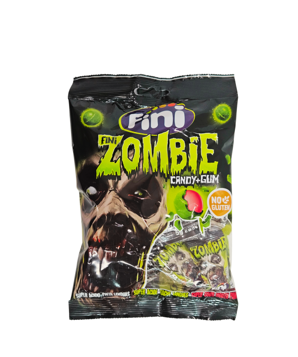 Fini Zombie Candy + Gum – rūgštūs saldainiai su kramtomosios gumos įdaru