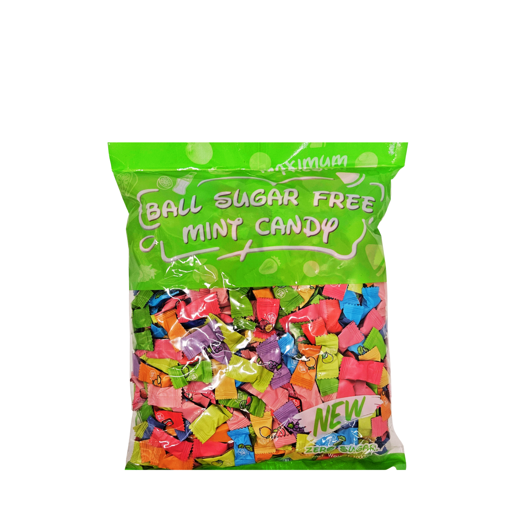 BALL Sugar Free Mint Candy – becukriai mėtiniai saldainiai, 1 kg