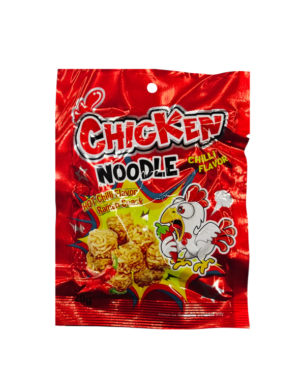 Aštrūs makaronų užkandžiai Chicken Noodle Hot Chilli, 30 vnt