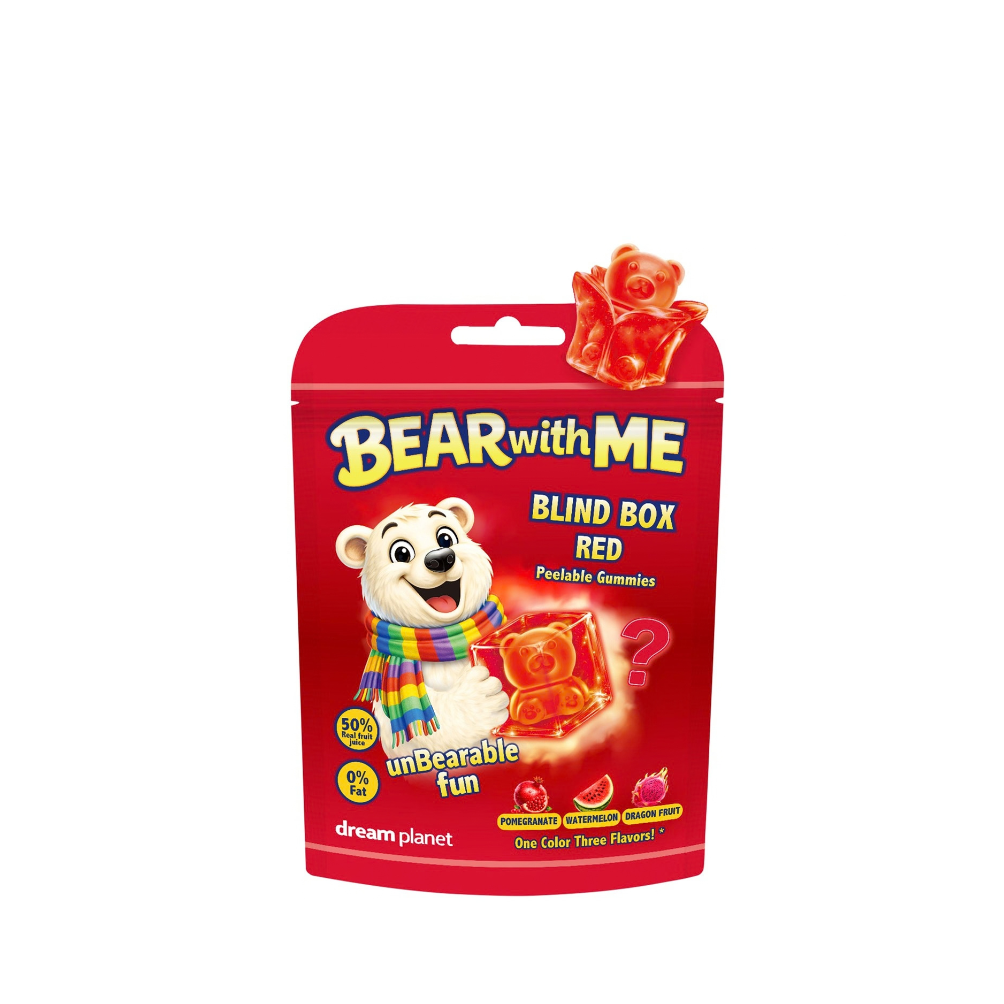 Lupami guminukai-staigmena Bear with Me Red