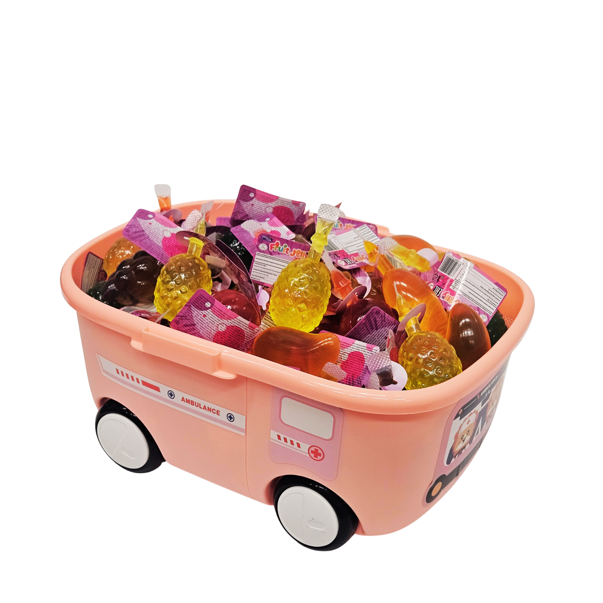 Vaisių skonio skysti saldainiai „Fruit Jelly“ greitosios pagalbos dėžutėje, 100 vnt - Image 2