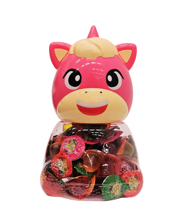 Želinis saldainis Jelly Cup Unicorn, 100 vnt