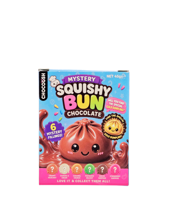 Chocosh Mystery Squishy Bun šokoladas su paslaptingu įdaru
